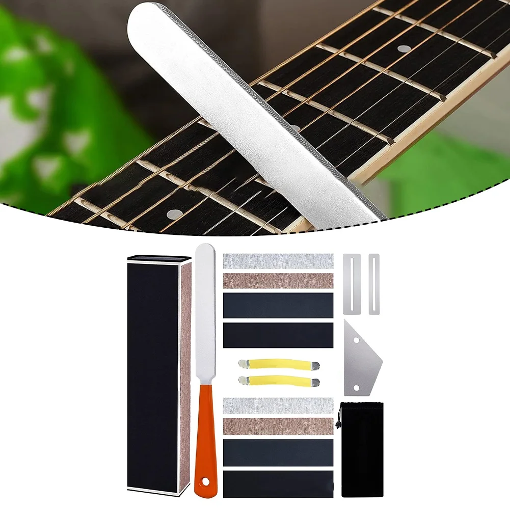 Comfortable Holding Fingerboard Leveling Kit Fretboard Grinding Tool Precise Fret Crowning Luthier Workshop For Acoustic Guitars