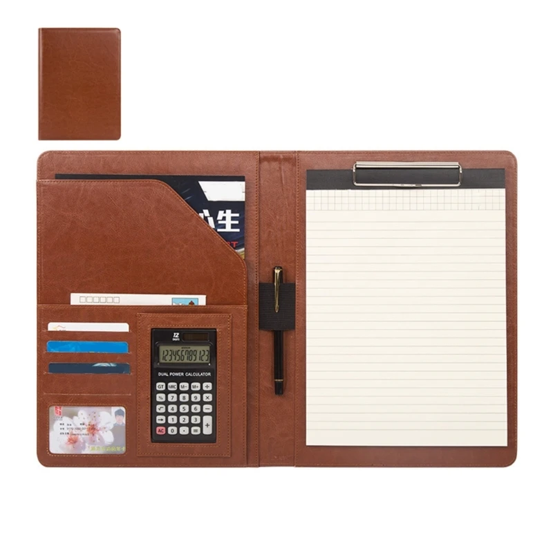 Кожаная папка буфера папки буквы