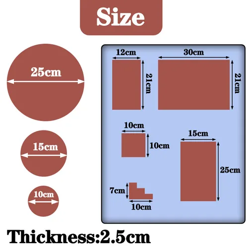 Imagen 2 del producto Conjunto de cubos de espuma caliente, accesorios de fotografía, adornos 3D para disparar, joyería, accesorios de fondo, cosméticos, posando, fondos fotográficos impermeables