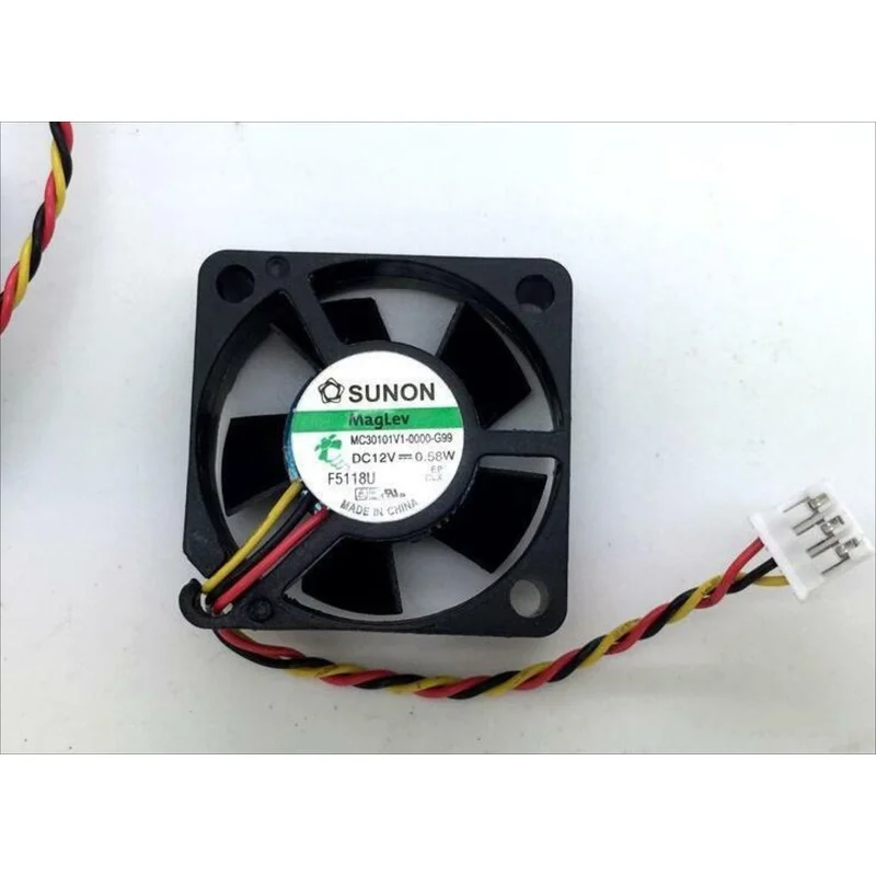 A+ for SUNON 3010 DC 12V MC3010V1-0000 G99 3-line ultra quiet cooling fan 30*30*10MM