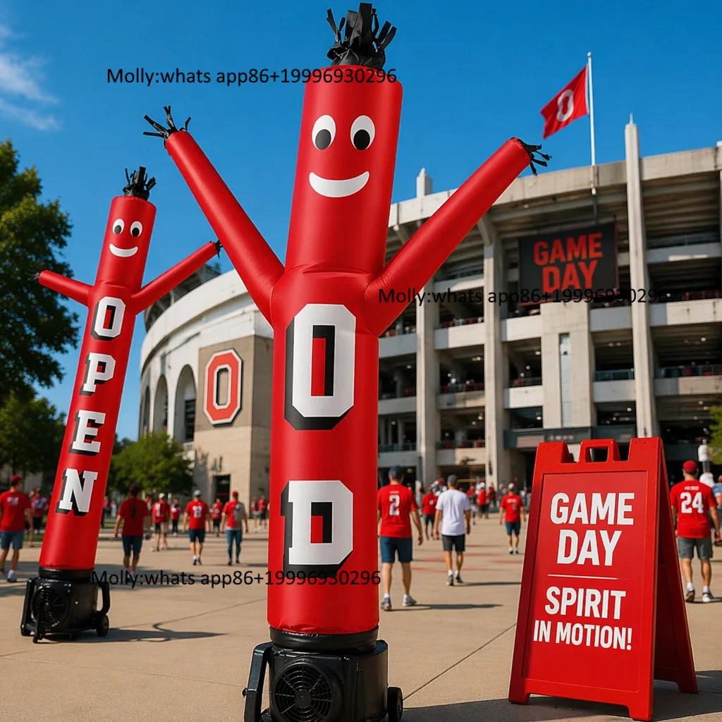 Custom Inflatable  Waving Tube Man Sky Dancer Outdoor Advertising Waving Tube Man Inflatable Star  Events Promotions