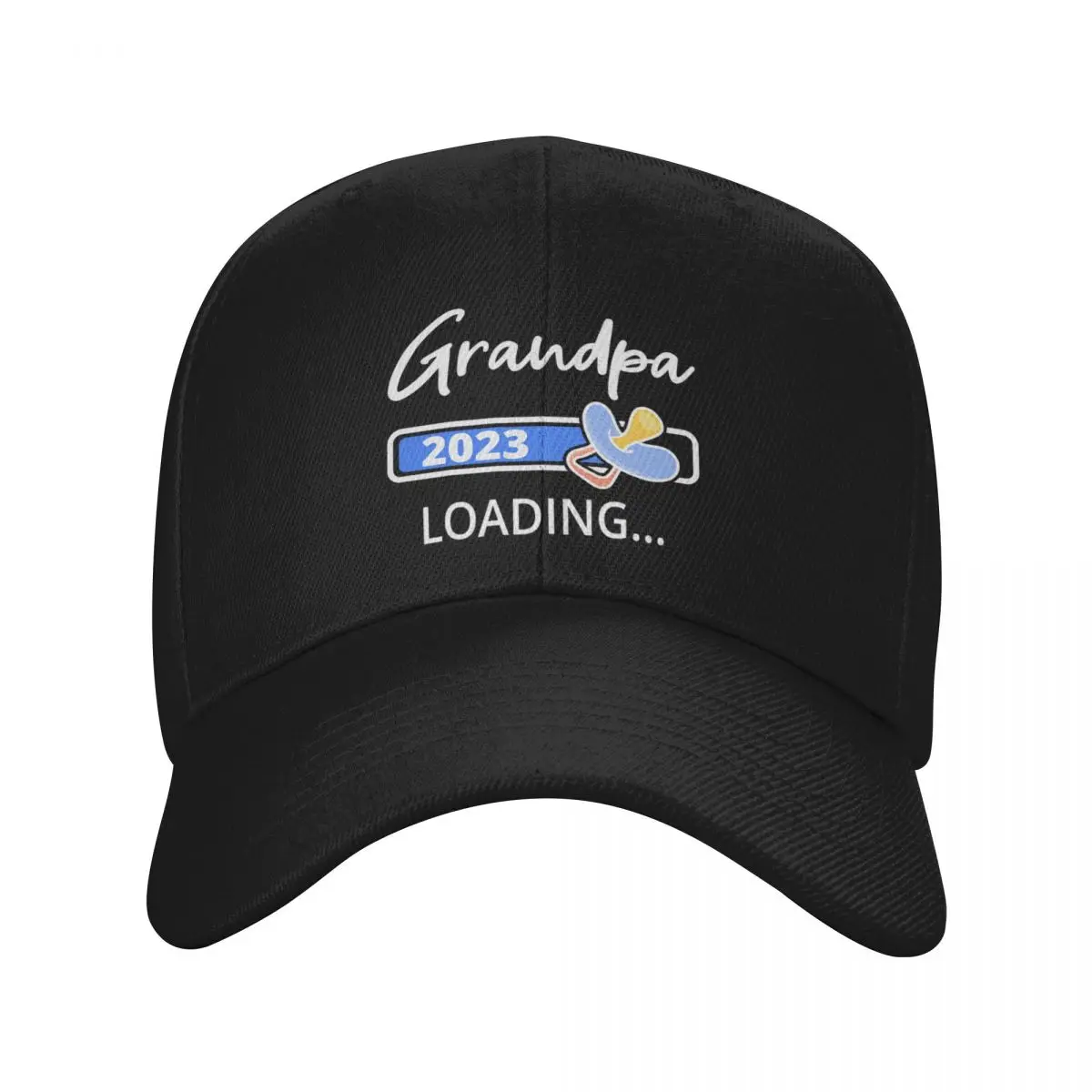 Grandpa 2023 Loading I - Promoted To Grandfather Baseball Cap Vintage New In The Hat Golf Women Men's