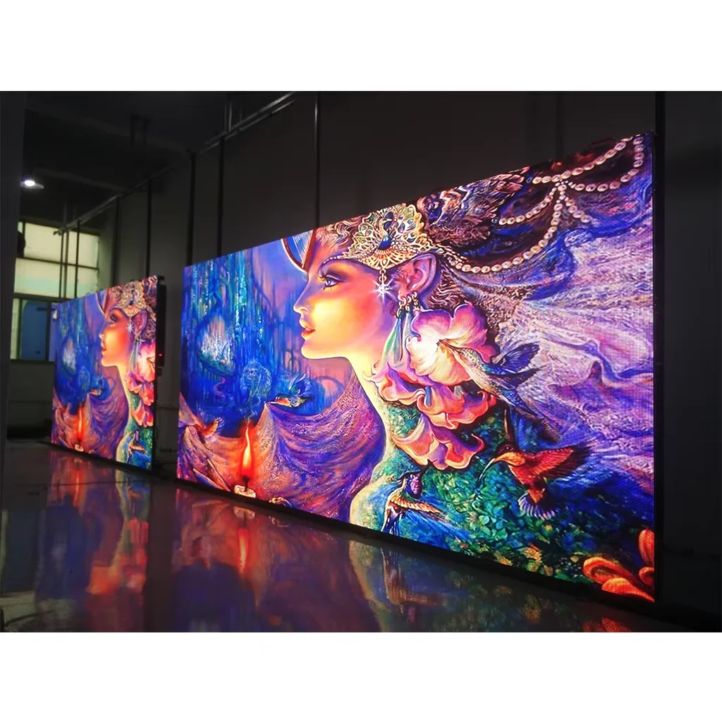 Outdoor Custom Waterproof LED Roll-up Display ScreenIndoor HD Full Color Advertising Media Video Wall Small Pitch P1.86 P2 P2.5