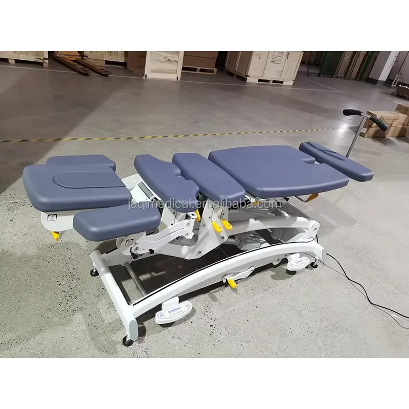 Electric Osteopathy Table Adjustable Mobilization Bed Chiropractic Beds for Rehabilitation and Spinal Therapy