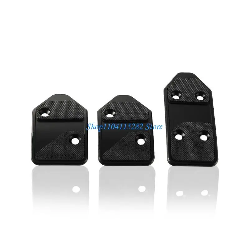 Premium Aluminum Pedal Cover With Anti Slip Surfaces For Enhanced Control On Atvs