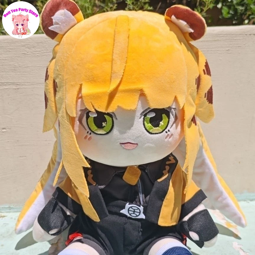 Ju Fufu Zenless Zone Zero Cartoon Character Cotton Doll Plushie Game Sitting Posture Plush Toys 40cm Change Clothes Mascot