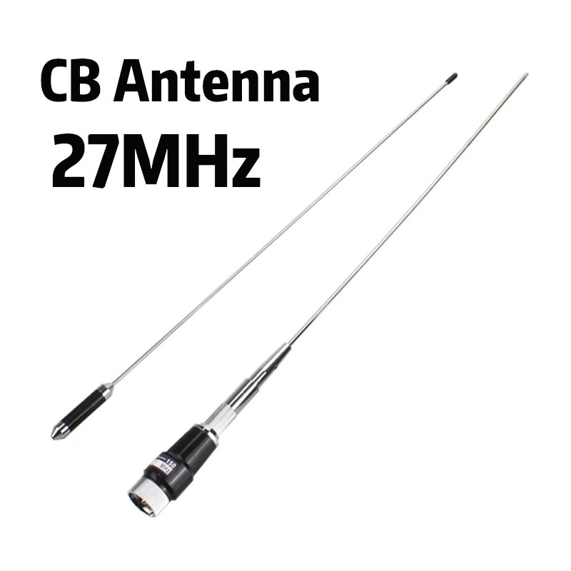 CB Antenna 27MHz CB Radio Antenna PL259 Male Compatible Midland/Uniden/Midland/Maxon Vehicle Car Truck Mobile Radio for AT-6666