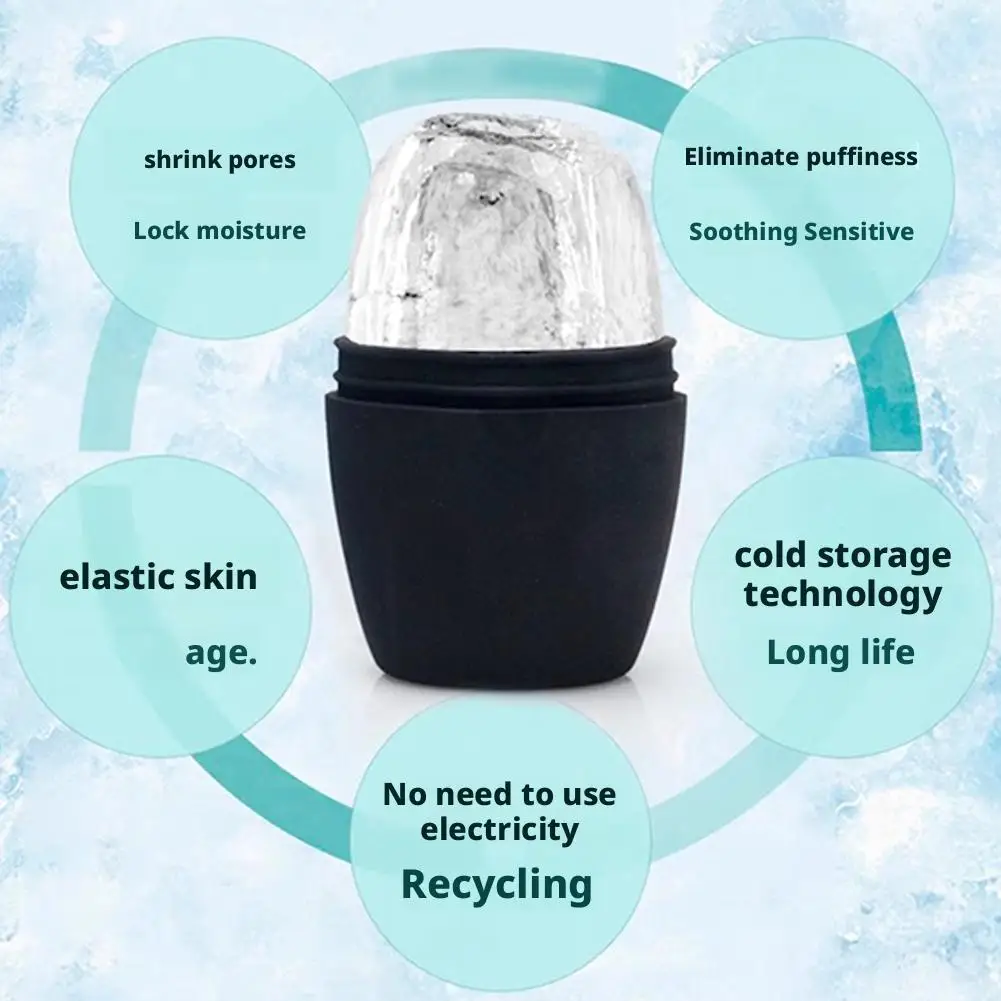 أداة تدليك الوجه بالثلج من السيليكون، قناع تدليك قالب الثلج الوردي، أداة العناية بالوجه، أداة تدليك يدوية لرفع الوجه