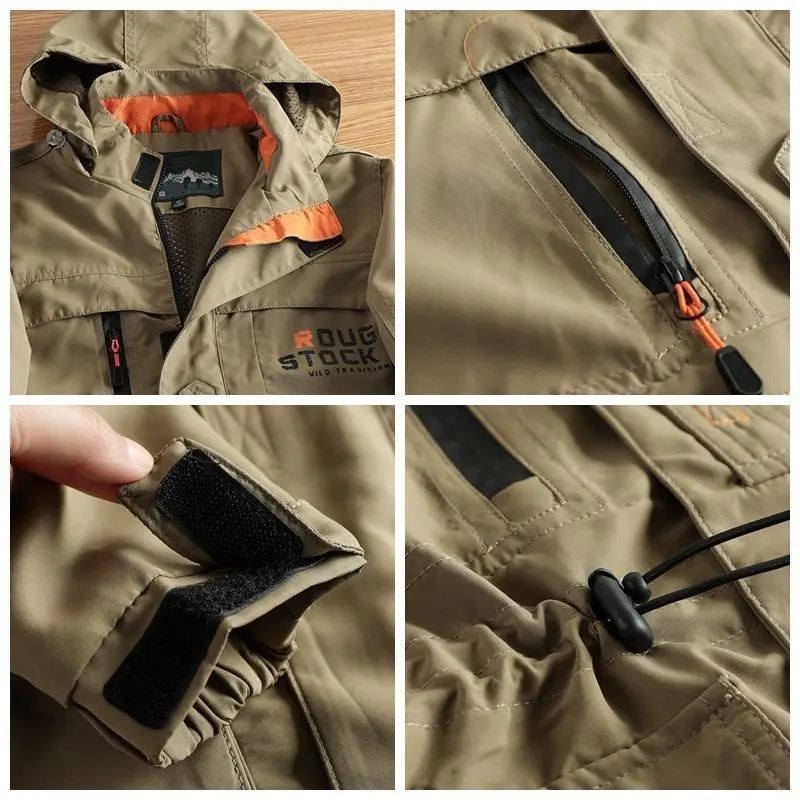 Men's Winter Autumn Tops Jacket Coats Punch Coat Padded Thickened Loose Simple Casual Comfortable Brand Fashion Harajuku