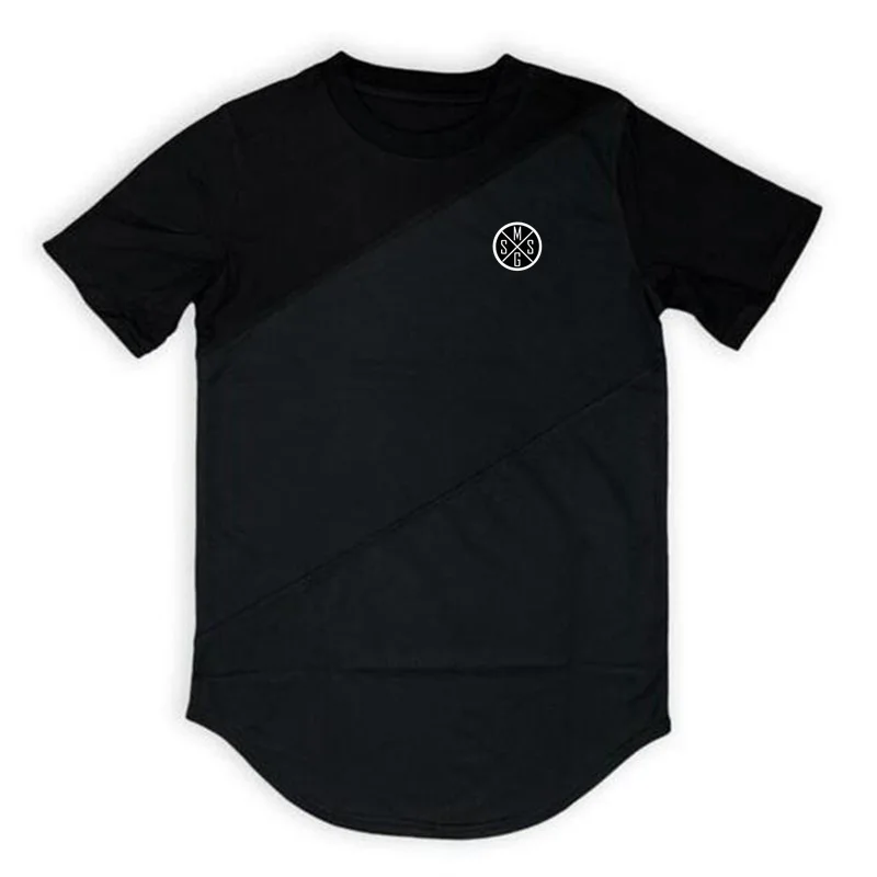 Summer Men Gym Workout Fitness Cotton Crew Neck Short Sleeves Outdoor Jogging Muscle Comfortable Moisture Wicking Sport T-shirt