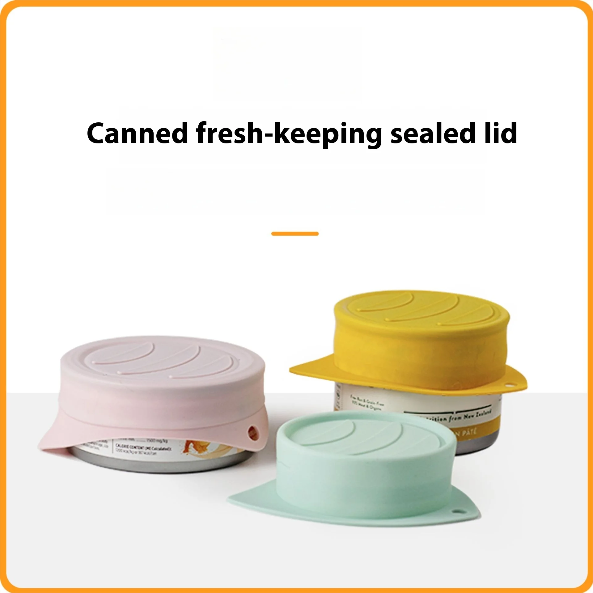 

Universal Silicone Sealing Fresh-keeping Lid for Pet Cans, Cat Dog Food Can Cover, Pet Supplies Accessories