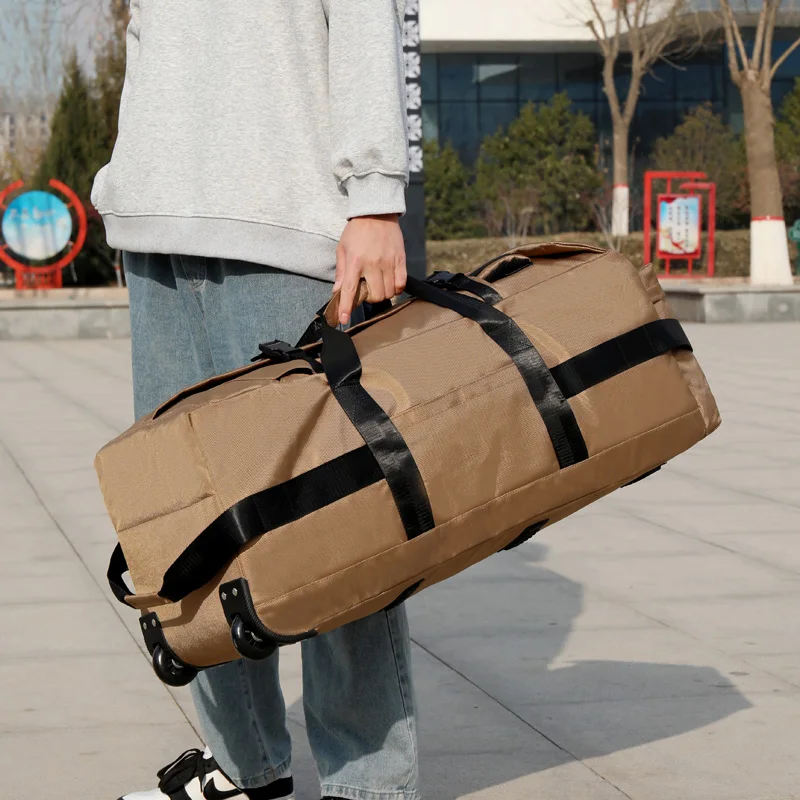 Oxford Casual Travel Bags Water Proof Tie Rod Outdoor Bags for Men 2024 High Quality Large Capacity Backpack Bolsa De Viaje