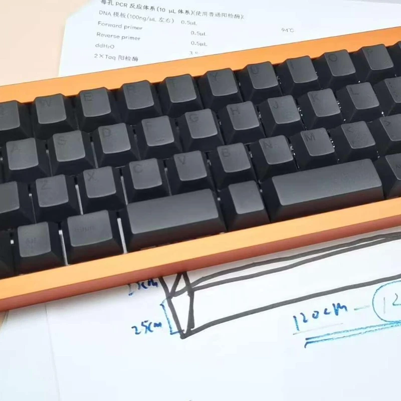 GEEKARK 블랙 키 캡 세트 맞춤형 PBT 앨리스 체리 프로필 40/60/64/68/75/87 키 캡 Artisan 기계식 키보드 액세서리 키 캡