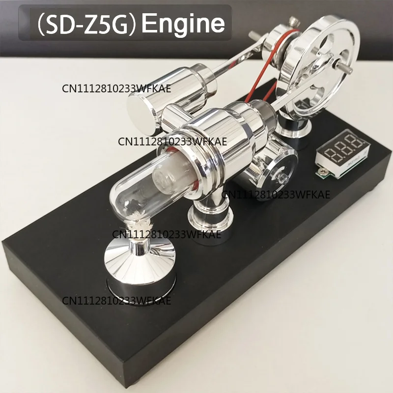 Stirling Engine Generator Model DIY Physics Experiment Power Generation Model Creative Gift Toy Engine
