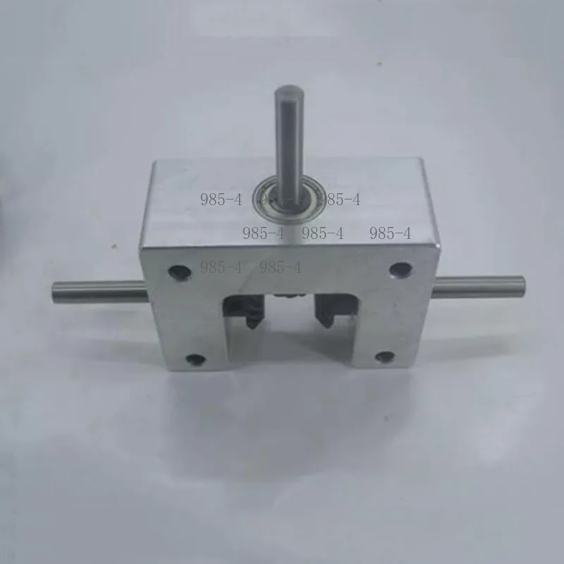 1:1 Spiral Bevel Gear Differential Assembly 6/8/10mm Shaft 90-Degree Small Dual Output Shaft Converter