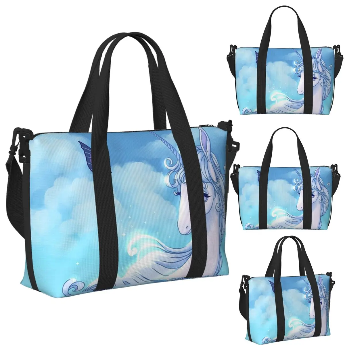 

Пользовательские You Seen Inthers Like Me The Last Unicorn Пляжная дорожная сумка-тоут Сумки для спортзала Спортивная женская дорожная сумка для покупок