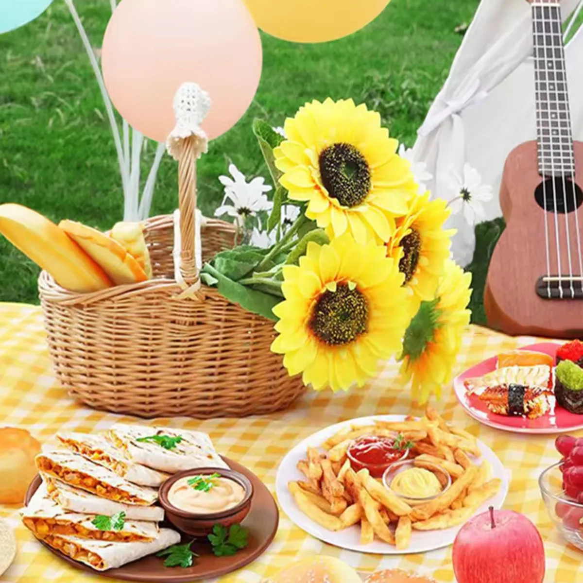 بطانية نزهة مقاومة للماء، بطانية شاطئ قابلة للغسل وخفيفة الوزن مناسبة للمشي لمسافات طويلة والتخييم والمتنزهات الخارجية