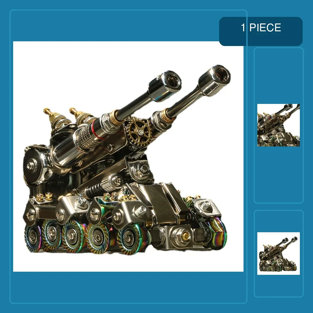 3D DIY precision metal model assembling toy kit deformation apocalypse tank decorative texture ornaments friends gifts quality