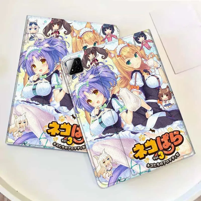 N-Nekoparas الكرتون أنيمي ل Xiaomi Redmi Mi Pad 4 5 6 6s 7 8 SE Pro 2 11 Plus Max 12.4 11 11.2 12.5 8.7 بوصة اللوحي #3