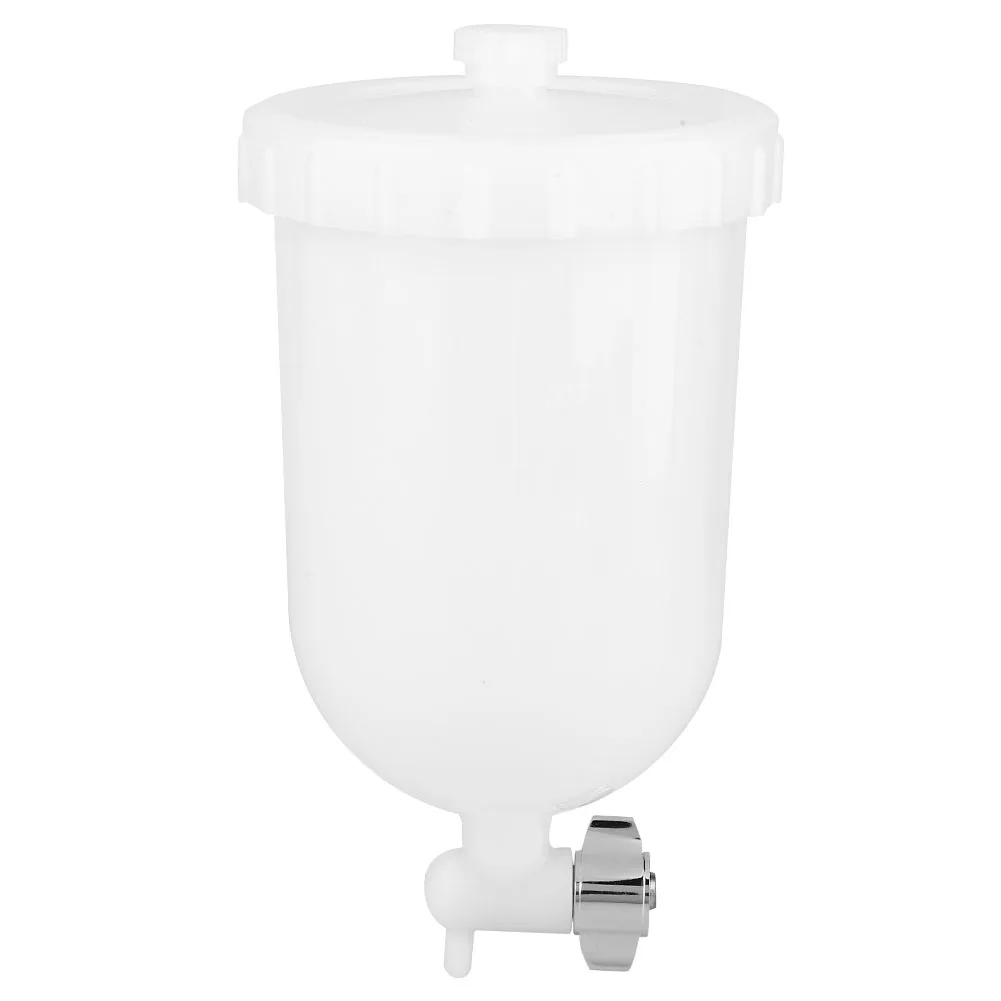 Pistola a spruzzo Alimentazione laterale Pistola a spruzzo da 400 ml Pentola per alimentazione laterale Tazza di vernice in plastica per pistola a spruzzo W101 W71 R-2 K-2 F-2