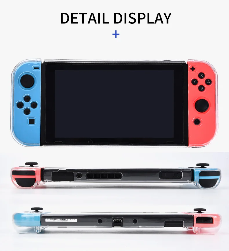 DATA FROG 透明保護ケース互換性 - Nintendo Switch ハードシェルプロテクターカバースキン Nintendo Switch アクセサリー用