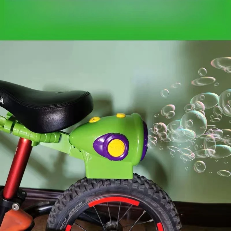 Multifunctional Bicycle Seat Clip Light Luminous Electric Bubble Machine, Riding Lafeng Bicycle Motorcycle Bubble Machine