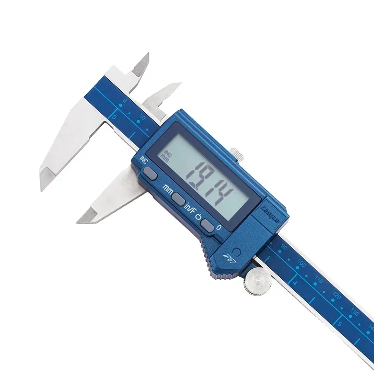 2025 Dasqua 0-150mm High Accuracy Stainless Steel IP67 Oil Proof Electronic Digital Caliper With Large LCD Screen Measuring Tool