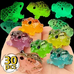 Mini Cartoon Frogs Figurines Miniatures Cute Kawaii Frog Artificial Resin Micro-landscape for Garden Flowerpot Decor Ornaments