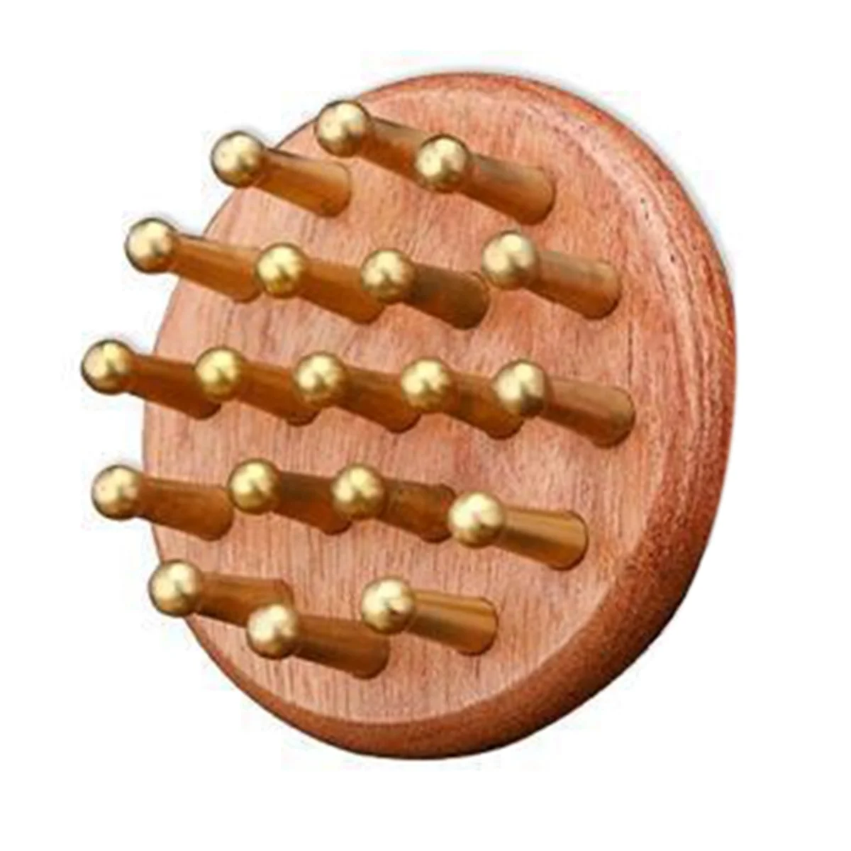 Meridian Massage Comb Head Gua Sha Massage Tool Wood Therapy Massage Combs Blood Circulation Scraping Massager