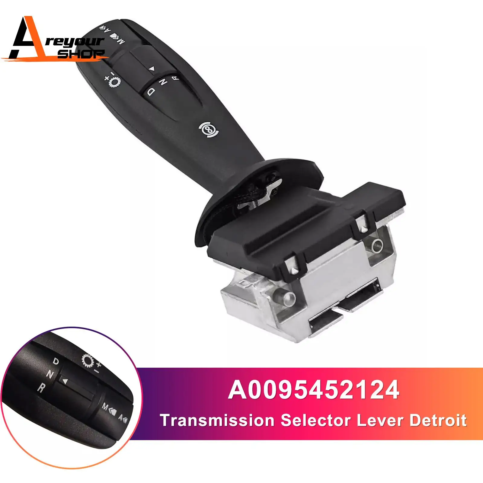 

A0095452124 Transmission Selector Lever Detroit DT12-OA for Mercedes Actros