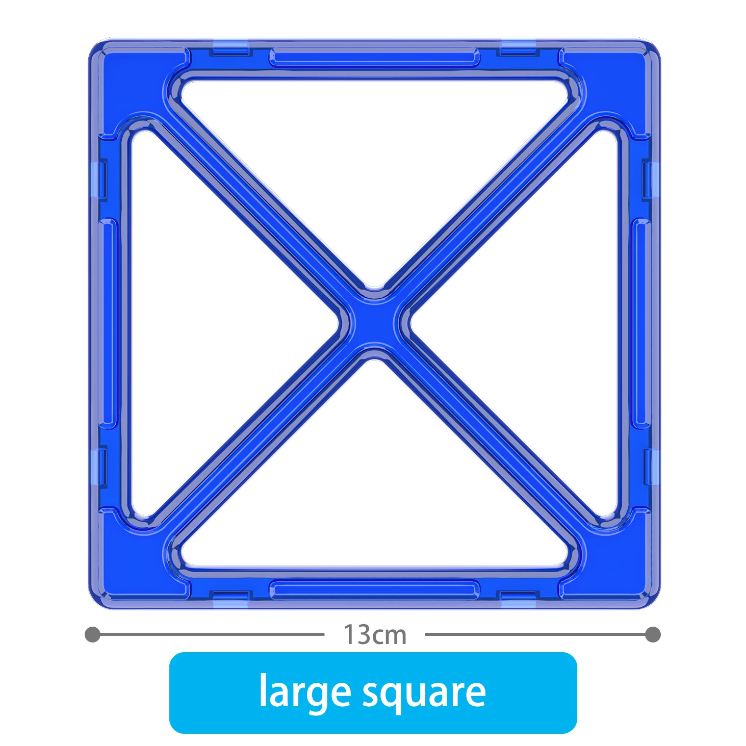 Großes magnetisches Designer-Bauset, Modell- und Bauspielzeug, magnetische Kunststoffblöcke, Lernspielzeug für Kinder, Geschenke