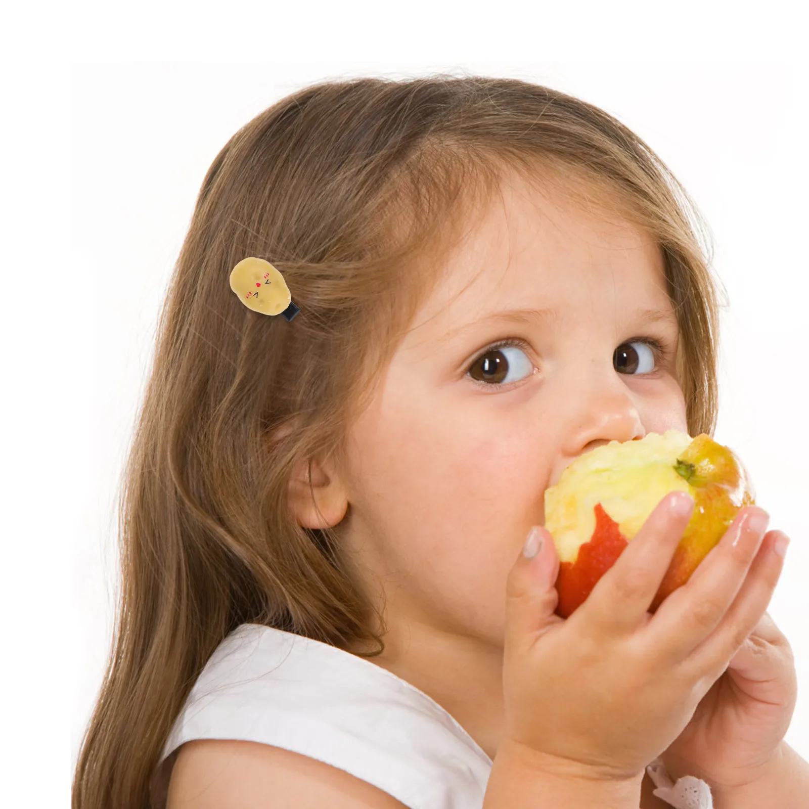 

10pcs Funny Potato Hair Clips Mini Simulation Vegetable Hairpins Lifelike Food Barrettes For Students Daily Wear Novelty Hair