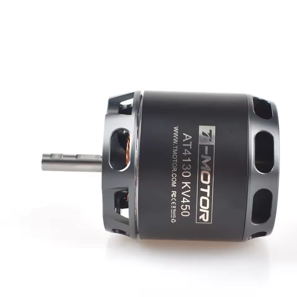 T-MOTOR AT4130 230/300/450KV 롱 샤프트 고정익 VTOL 맞춤형 UAV 드론 전기 모터 OEM 또는 ODM RC 드론 DIY 부품용