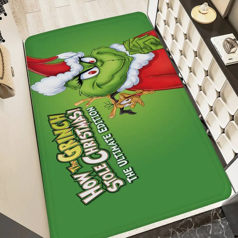 

Cartoon THE G-GRINCHS Kitchen Mat Cheaper Anti-slip Modern Living Room Balcony Printed Modern Home Decor