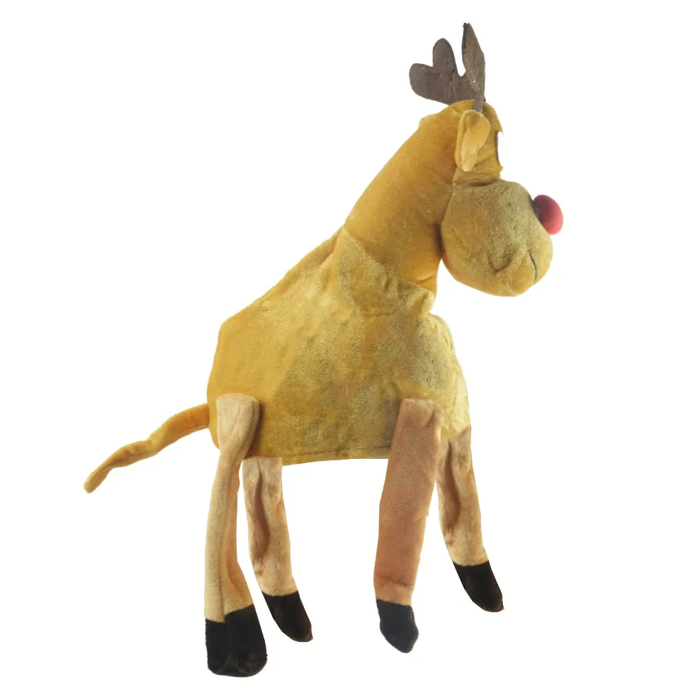 Ornements créatifs de chapeau de père Noël de bande dessinée, chapeau de wapiti en peluche, accessoires de Noel, accessoires de fête de Noël, décoration