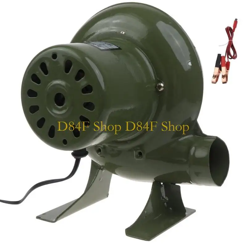 

D84F Вентилятор для барбекю, бытовой вентилятор для барбекю, камина, 12 В для приготовления пищи на открытом воздухе, пикника,