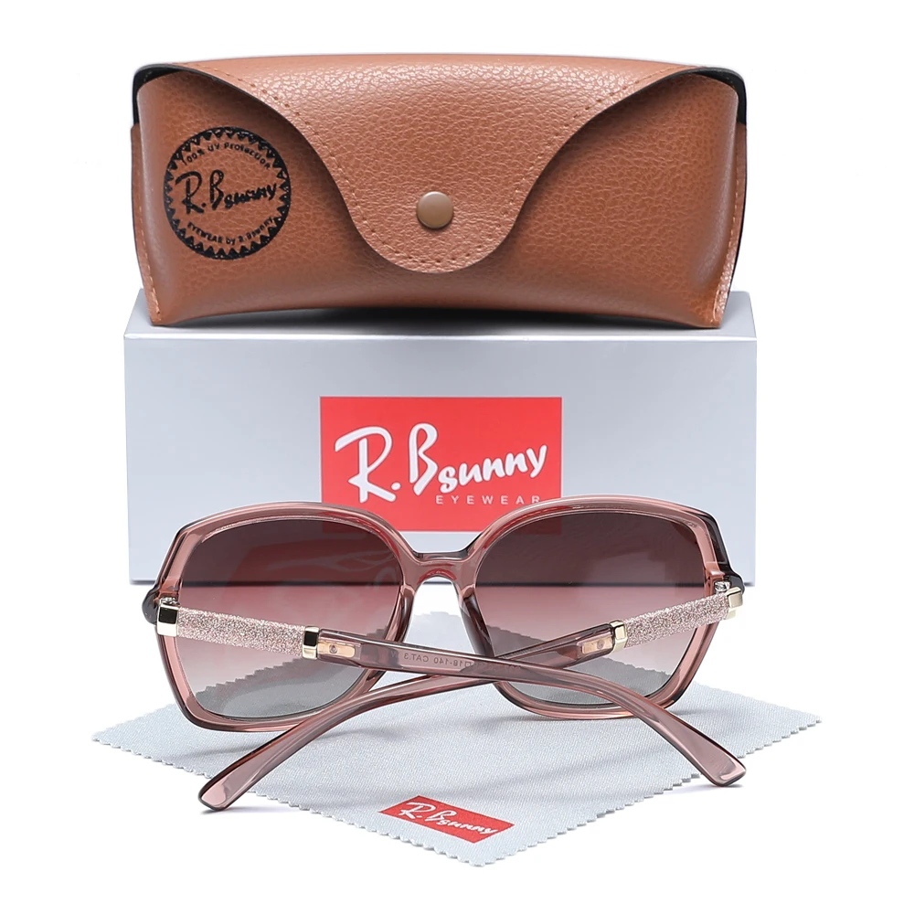 Trendy Women Sunglass Polarized Anti-UV400 Butterfly Large Frame Glasses for Lady Vacation Beach Accessories