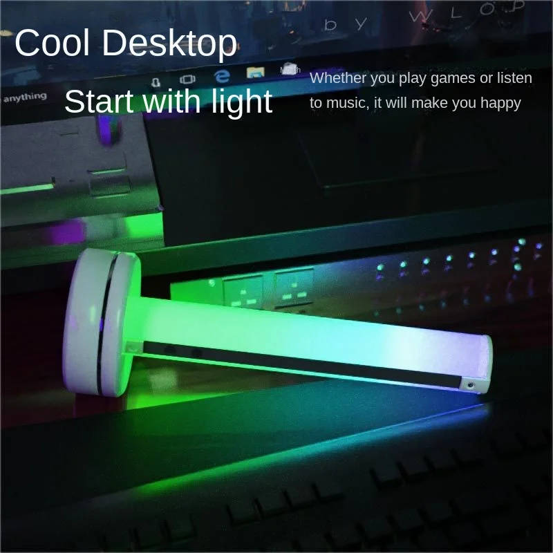 Lampu polar 3D, ruang esports, internet, lampu merah, streaming langsung, dekorasi desktop, cahaya kreatif, lampu kutub RGB