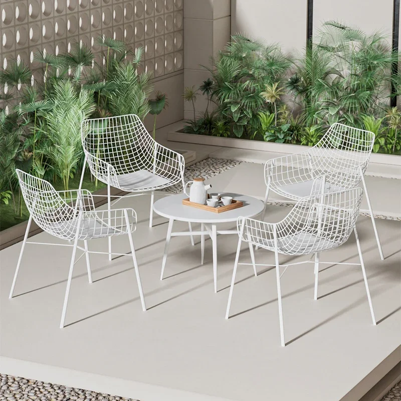 Terrace Garden Table Set Outdoor Sets Camping Patio Crib Chairs Lounge High Quality Rattan Luxury Cheap Balcony Furniture