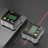 Four Sided Magnetic Electronic Level Two-way Laser Accurate Measurement Slope Scale Small Charging Installation Auxiliary Tools