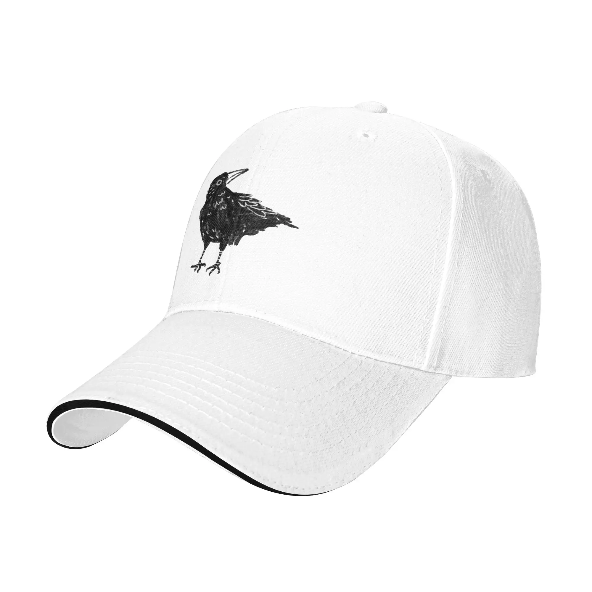Minimalistic Crow Doodle 1 Gift For Children Men Women A Baseball Cap Hat