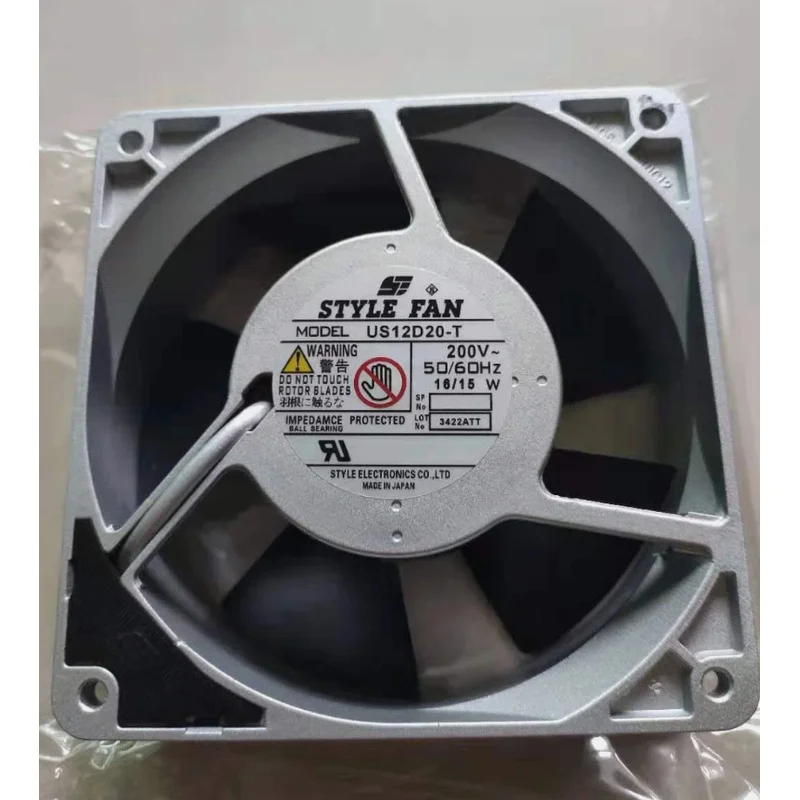 B 1PCS  FOR  STYLE FAN US12D20-T 200V 16/15W 120*120*38mm All-Metal Fan