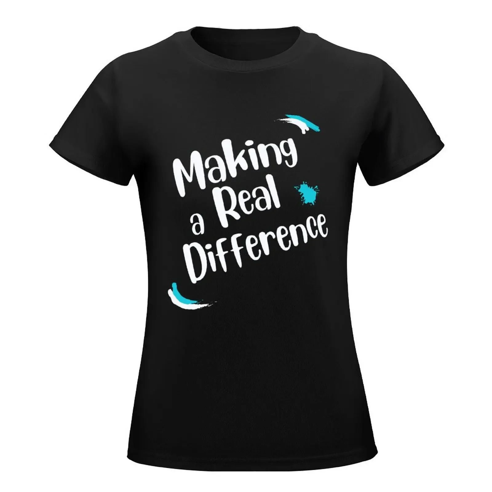 Making A Splash T-Shirt korean fashion oversized summer clothes workout t shirts for Women