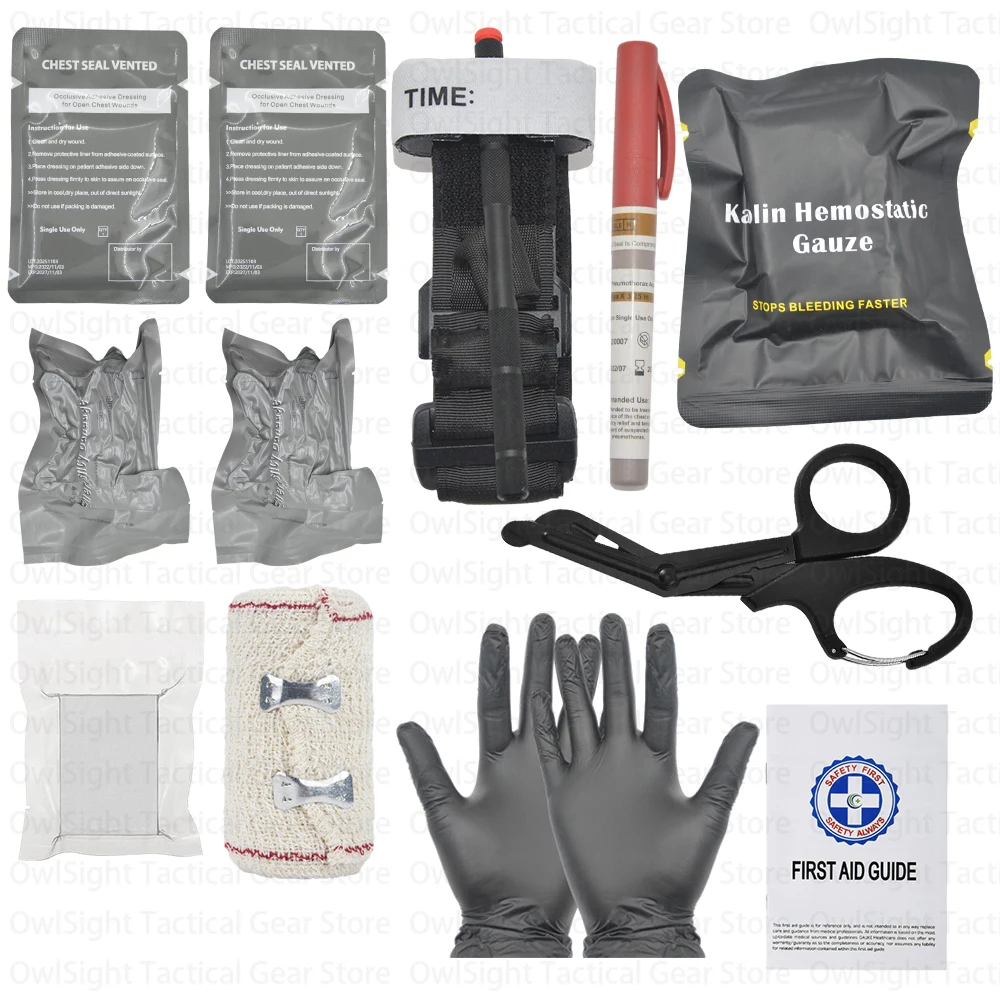 

Tactical Trauma Kit To Configure Survival kit Outdoor Emergency First Aid Kit For Camping Hiking IFAK Medicial Kit