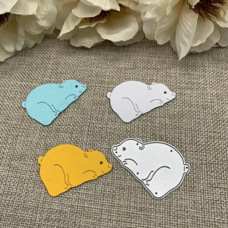 

Lazy bear decoration Metal Cutting Dies Stencils For DIY Scrapbooking Decorative Handcraft Die Cutting Template Mold