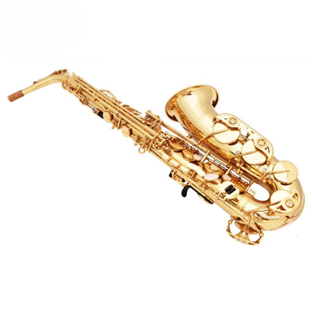 Musical Instrument Special Brass Body Electrophoresis Gold High-end Alto Saxophone