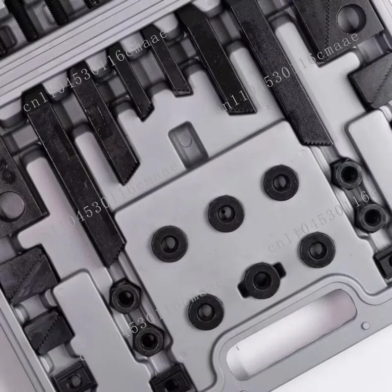 12 Clamping Kits Machine Accessories 58pcs Milling Machine Steel Clamping Kits 12 14 16 18 20 mm T-Slot M16 Stud
