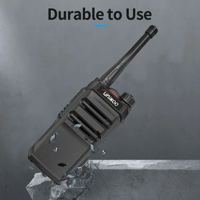 4 PCS UNIKOO Walkie Talkie UK413 Portable Long Rang PMR FRS Two Way Radio Handheld Communication Transceiver Walkies Talkies