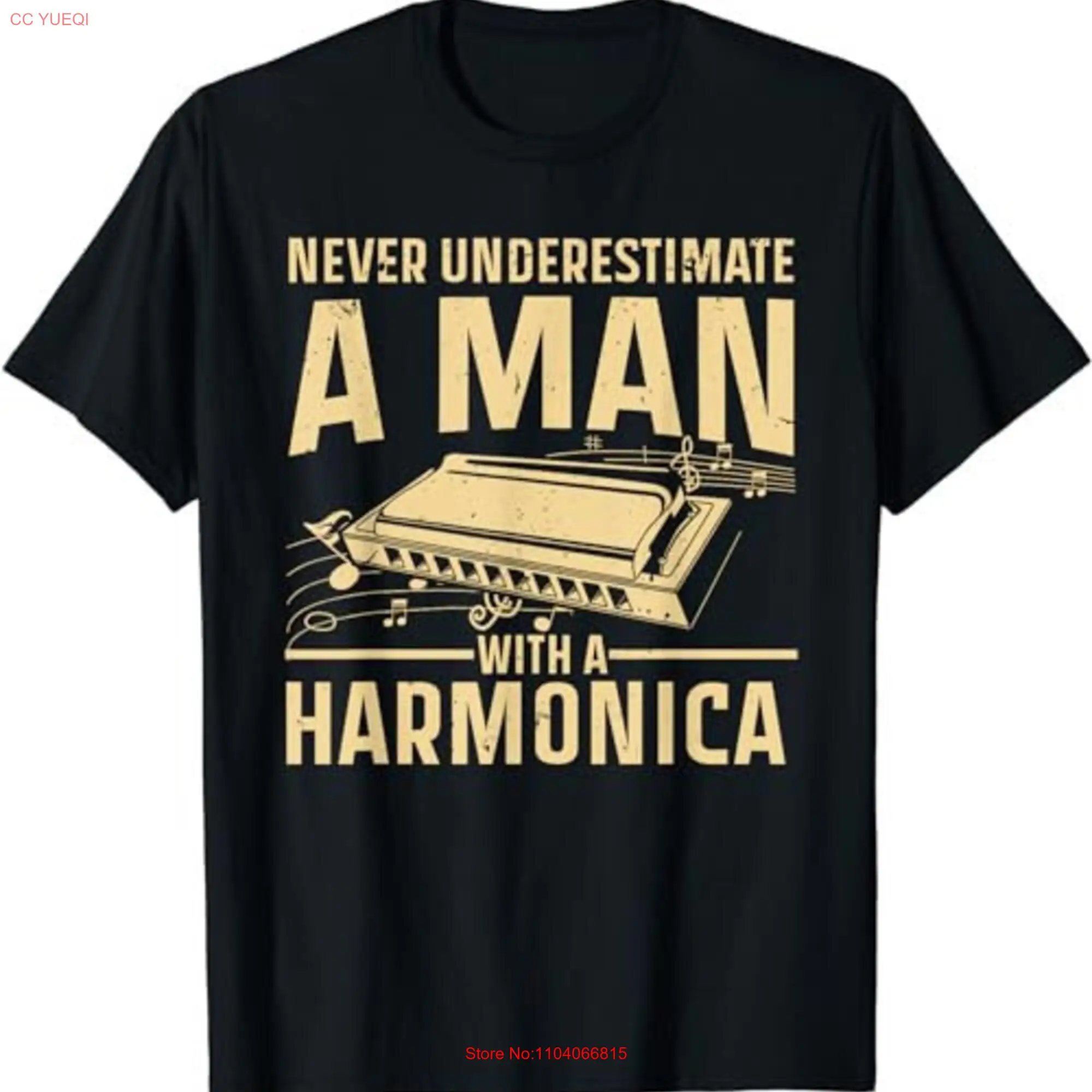 Cool Harmonica Art For Men Boys Player Instrument T Shirt SweaT 101215 long or short sleeves