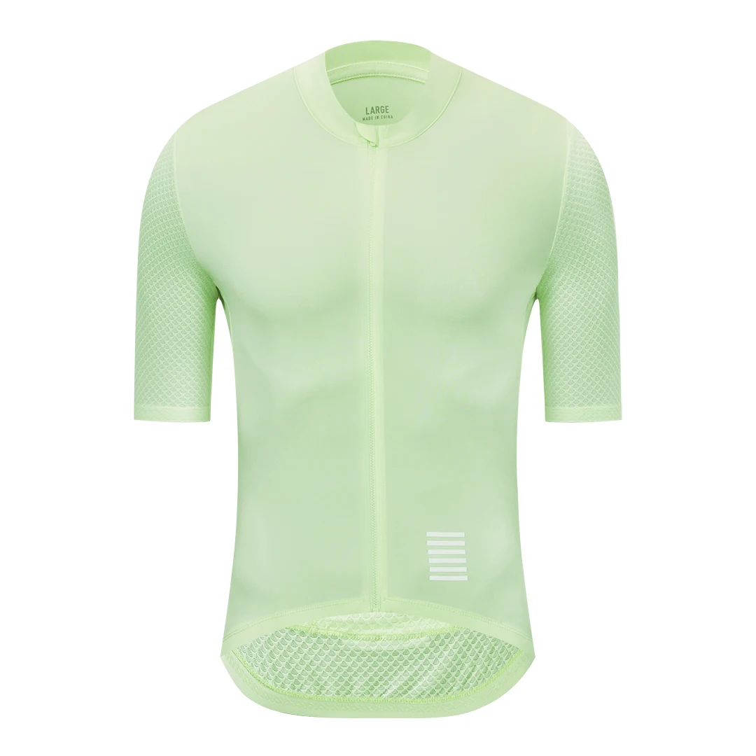 YKYW Sommer Herren Pro Kurzarm Radtrikot Atmungsaktive gelbe Shirts MTB Maillot Rennen Rennrad Tops Fahrradbekleidung – Detail 30
